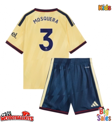 Arsenal Cristhian Mosquera #3 Replica Third Stadium Kit for Kids 2026-27 Short Sleeve (+ pants)